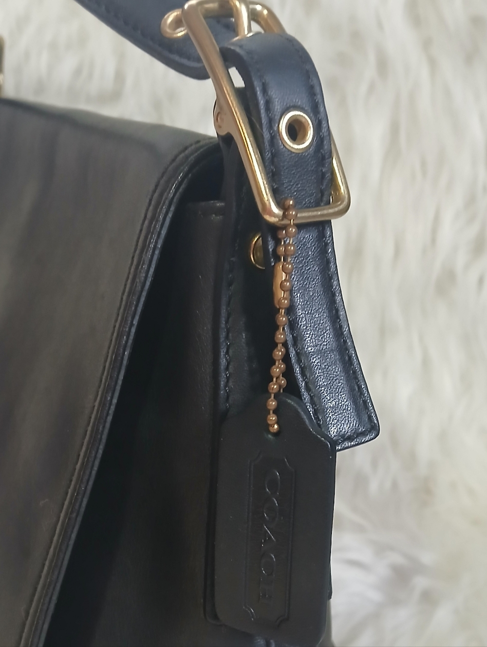 Vintage Coach Leather Bag - Picture 3 of 10